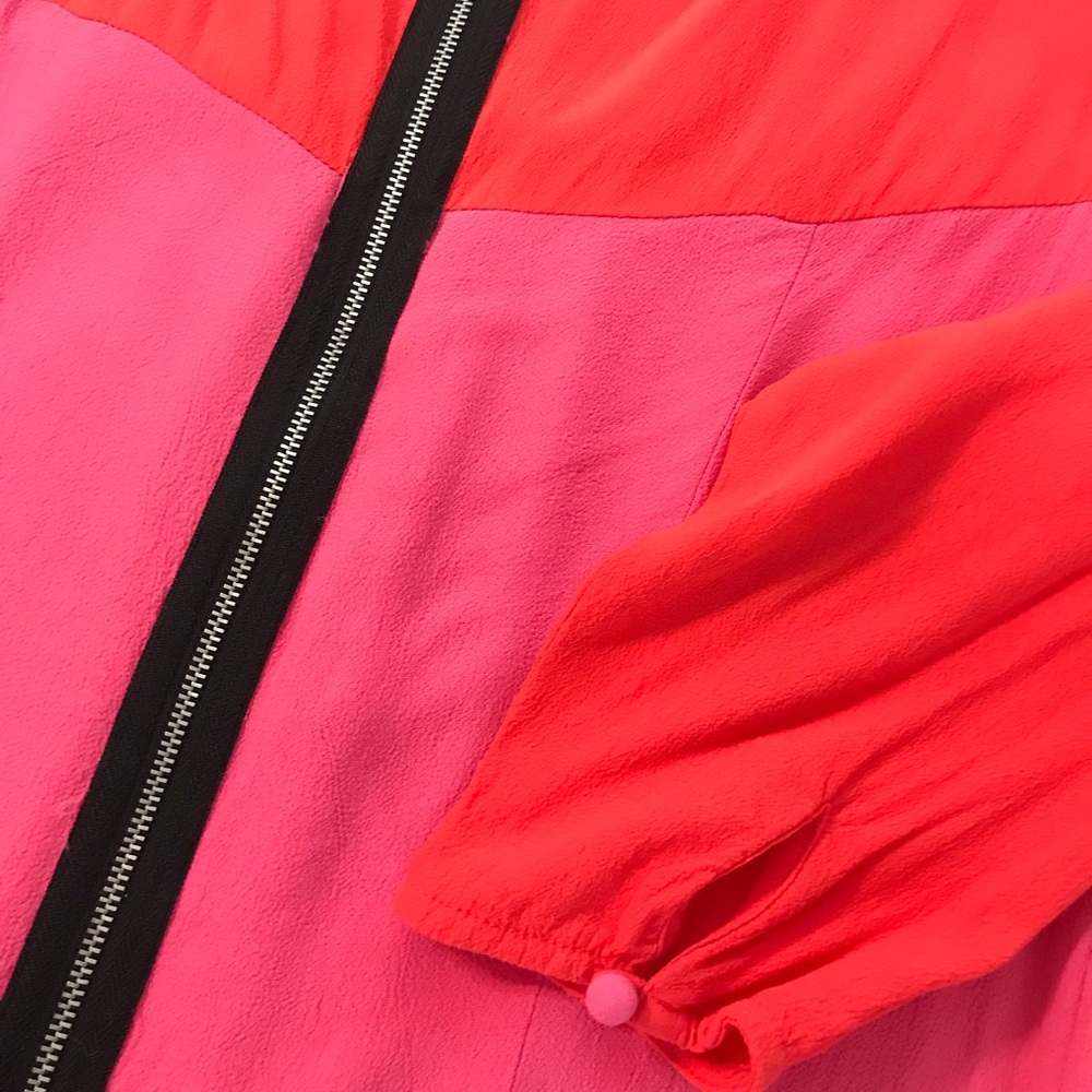 Retro looking color block dress - Picture 4 of 5